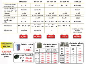 เครื่องต๊าปเกลียวไฟฟ้า KAMA
